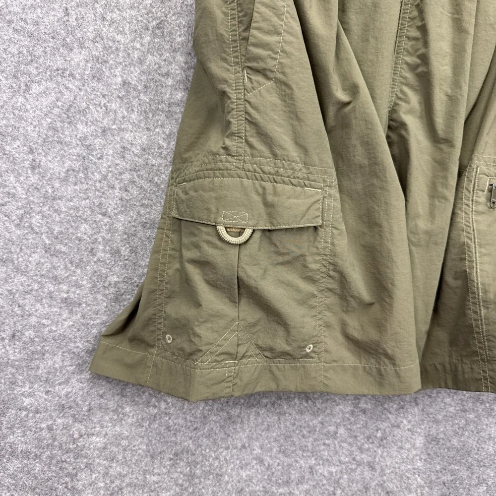 Columbia Mens Olive Green Nylon Cargo Hiking Shorts Size S‎ 9 Inseam AM4468